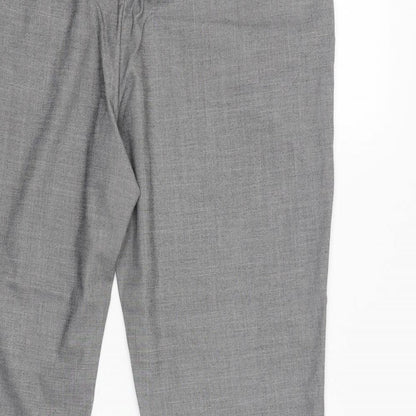 Womens UK Size M Papaya Regular Fit  Grey Trousers