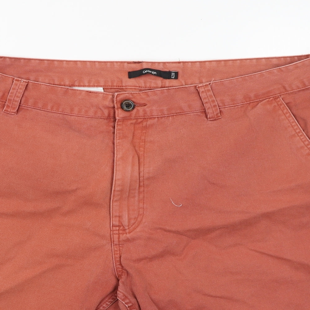 George Womens Brown   Chino Shorts Size 42