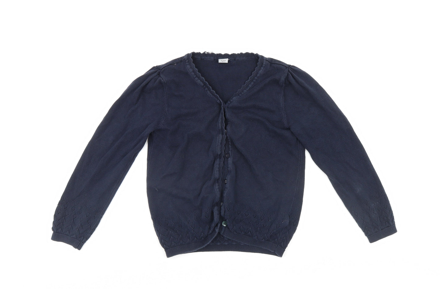 TU Girls Blue   Cardigan Jumper Size 9 Years