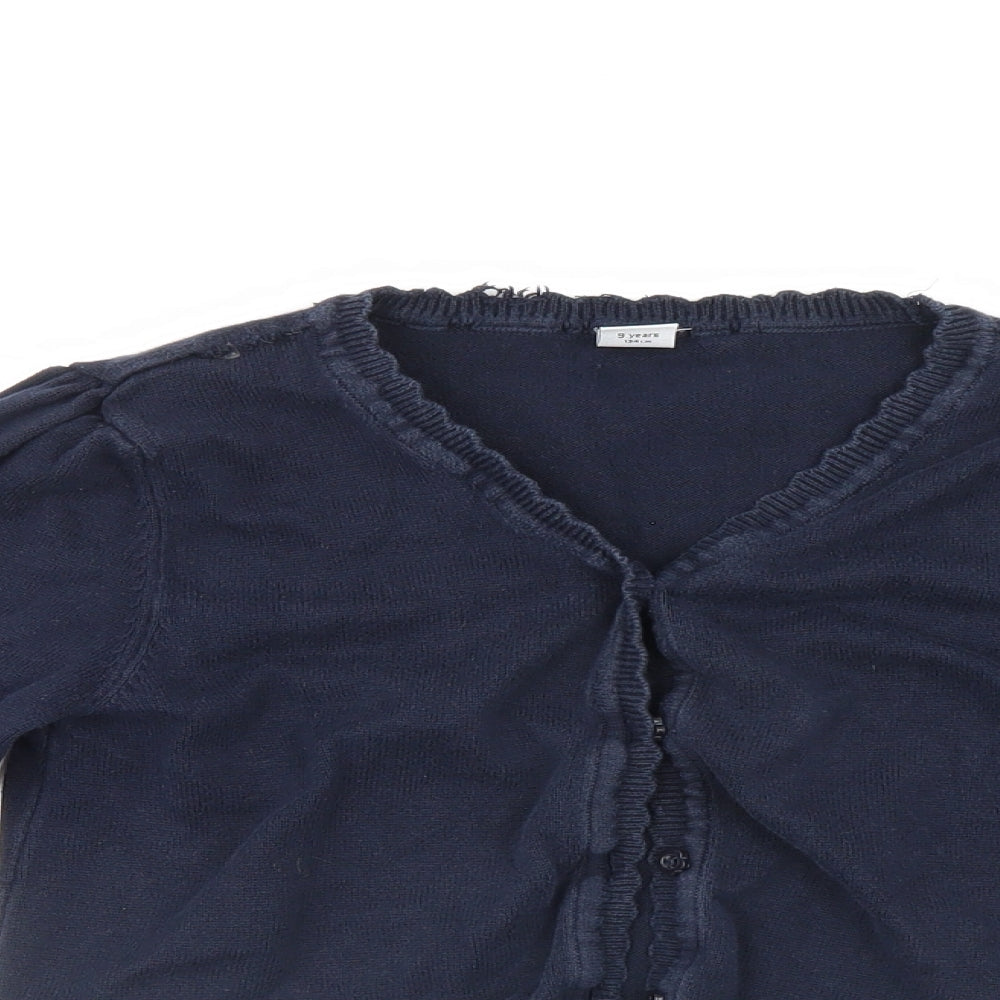 TU Girls Blue   Cardigan Jumper Size 9 Years