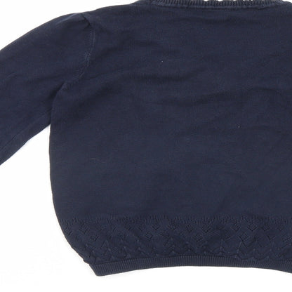TU Girls Blue   Cardigan Jumper Size 9 Years
