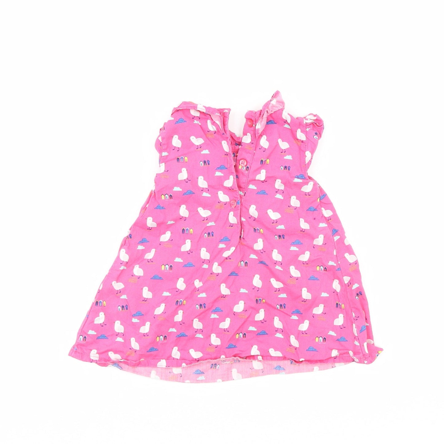 Mini Club Girls Purple   T-Shirt Dress  Size 3-6 Months