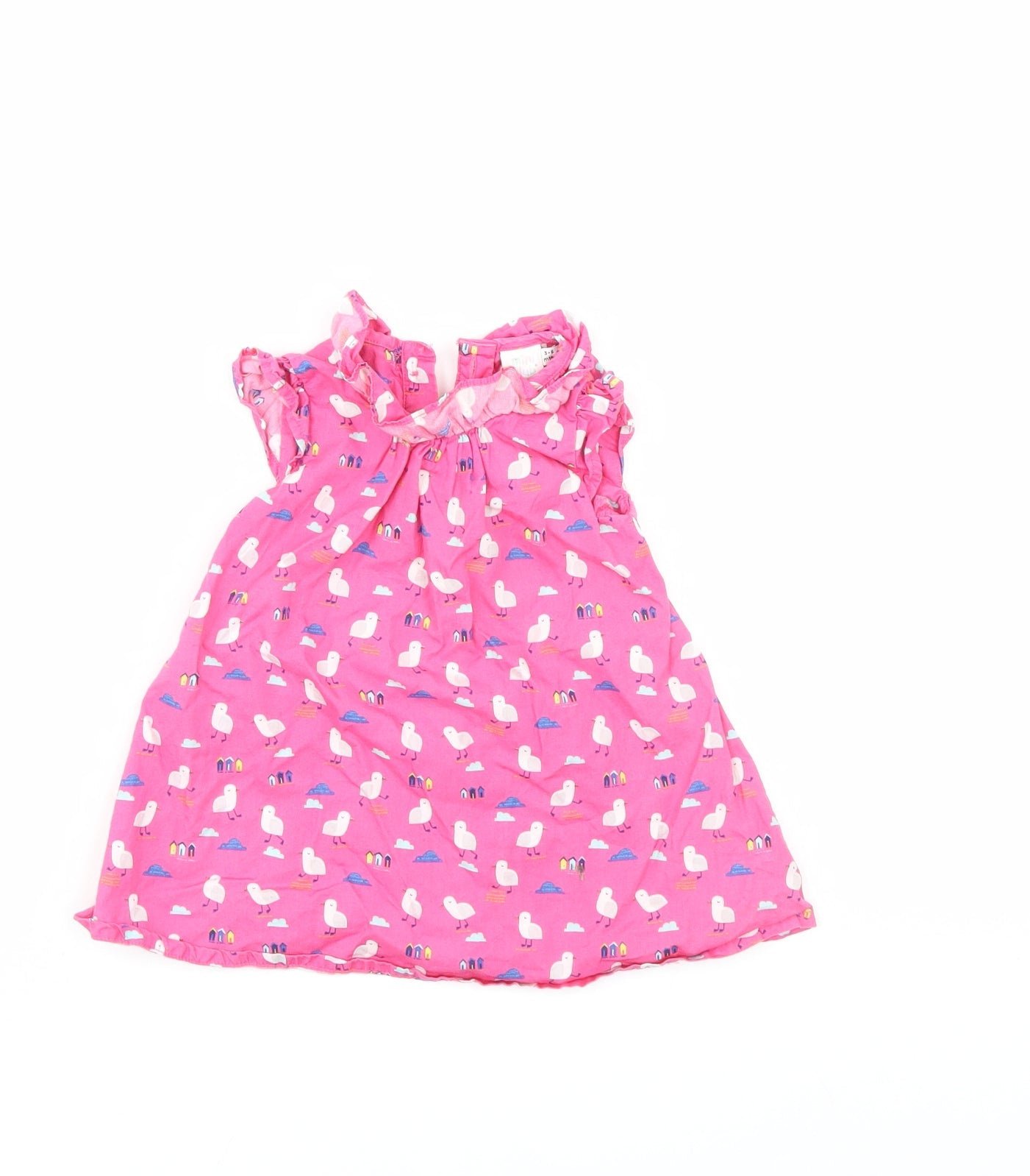 Mini Club Girls Purple   T-Shirt Dress  Size 3-6 Months