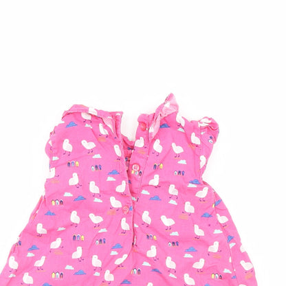 Mini Club Girls Purple   T-Shirt Dress  Size 3-6 Months