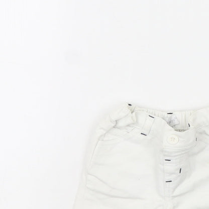 Early days Baby White  Denim Cropped Trousers Size 0-3 Months