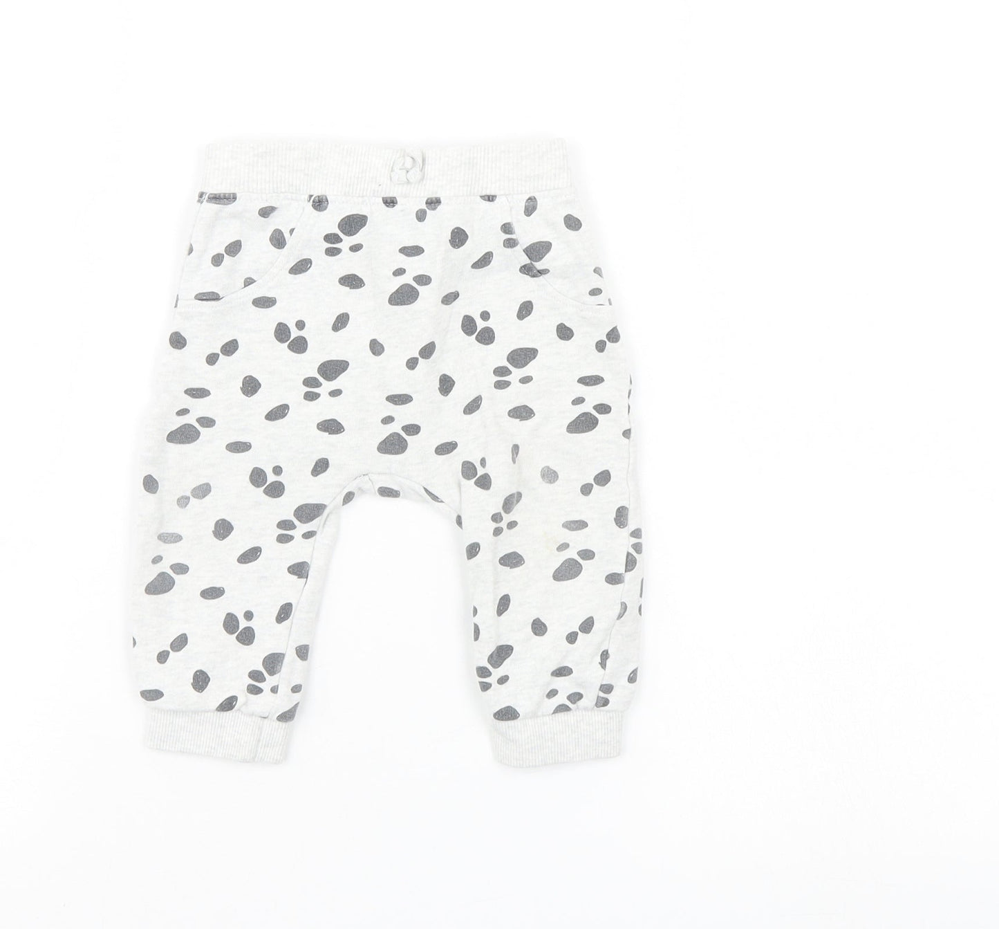 Disney Boys Grey Animal Print  Sweatpants Trousers Size 6-9 Months  - DISNEY