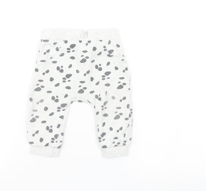 Disney Boys Grey Animal Print  Sweatpants Trousers Size 6-9 Months  - DISNEY