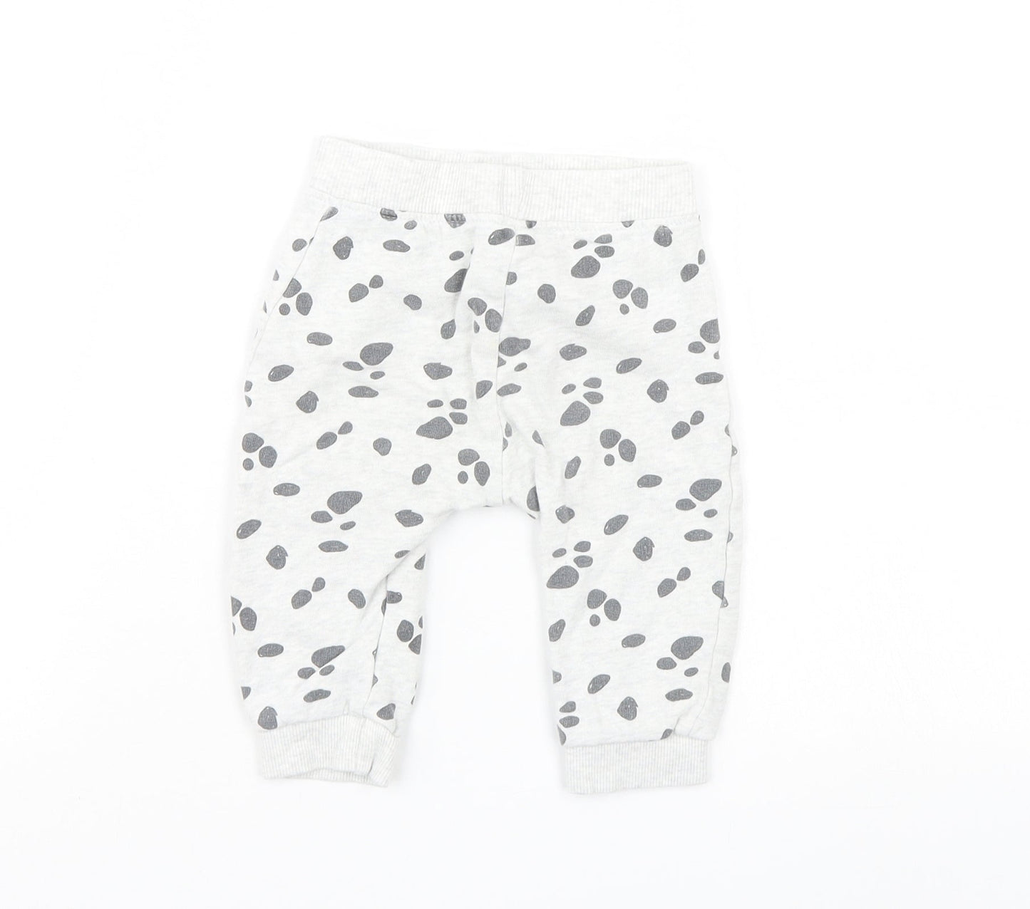 Disney Boys Grey Animal Print  Sweatpants Trousers Size 6-9 Months  - DISNEY