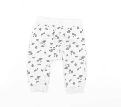 Disney Boys Grey Animal Print  Sweatpants Trousers Size 6-9 Months  - DISNEY