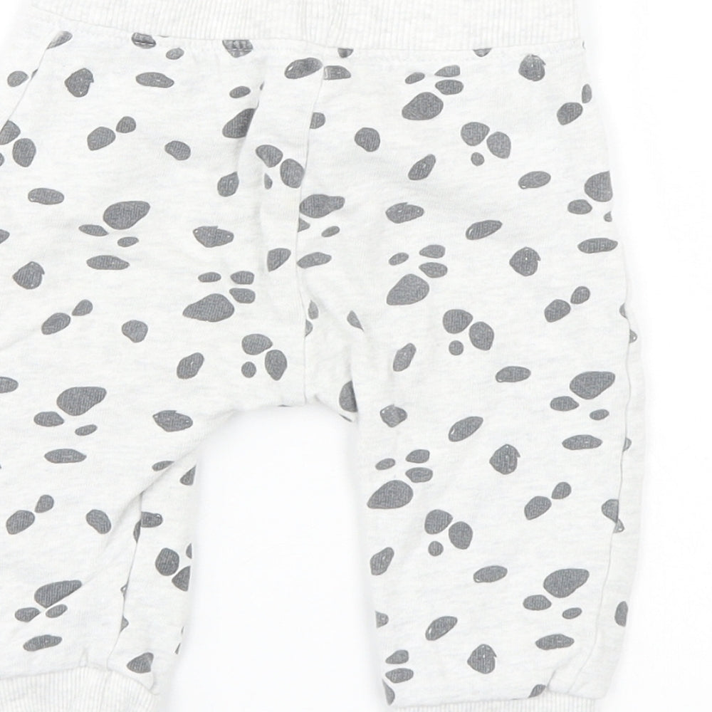 Disney Boys Grey Animal Print  Sweatpants Trousers Size 6-9 Months  - DISNEY