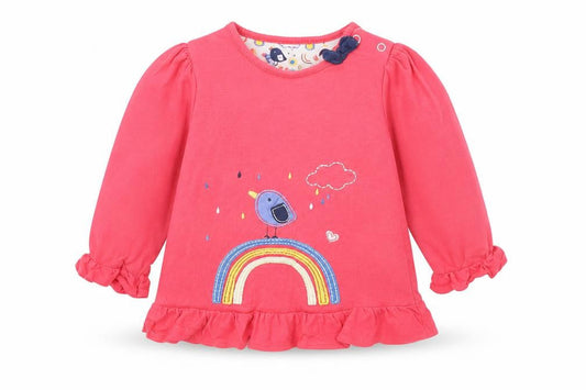 TU Girls Red   Tunic Jumper Size 9-12 Months