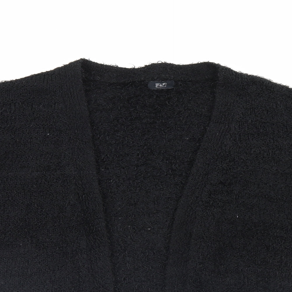 F&F Womens Black   Cardigan Jumper Size 10