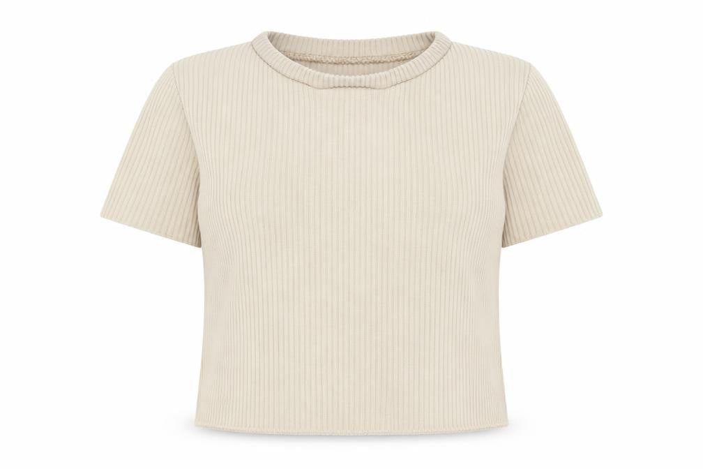 Womens UK Size S PRETTYLITTLETHING Beige Pullover Jumper