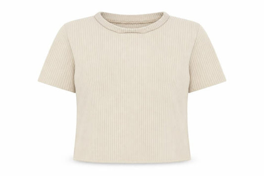 Womens UK Size S PRETTYLITTLETHING Beige Pullover Jumper