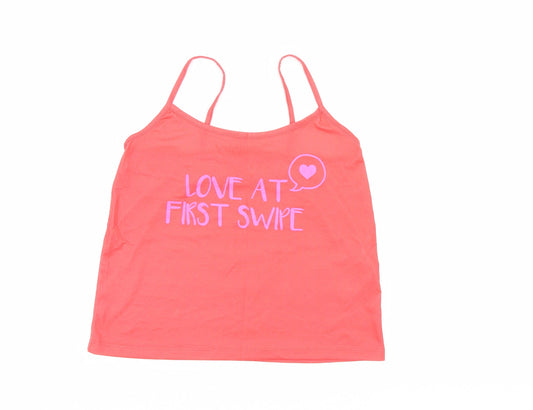 Boohoo Womens Red   Basic Tank Size 10