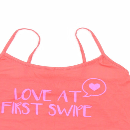 Boohoo Womens Red   Basic Tank Size 10