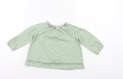 NEXT Girls Green Polka Dot  A-Line  Size 9-12 Months