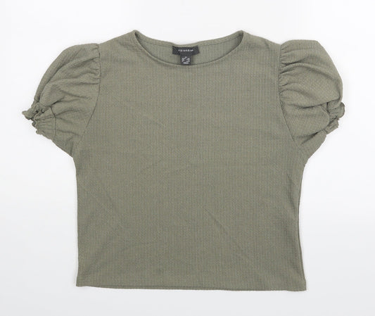 Primark Womens Green   Basic Blouse Size 6