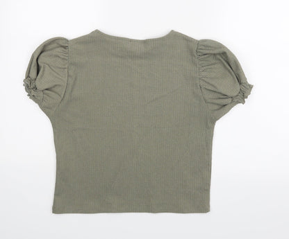 Primark Womens Green   Basic Blouse Size 6