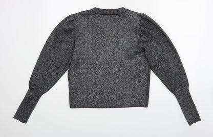 Womens UK Size 8 New Look Silver Pullover Jumper