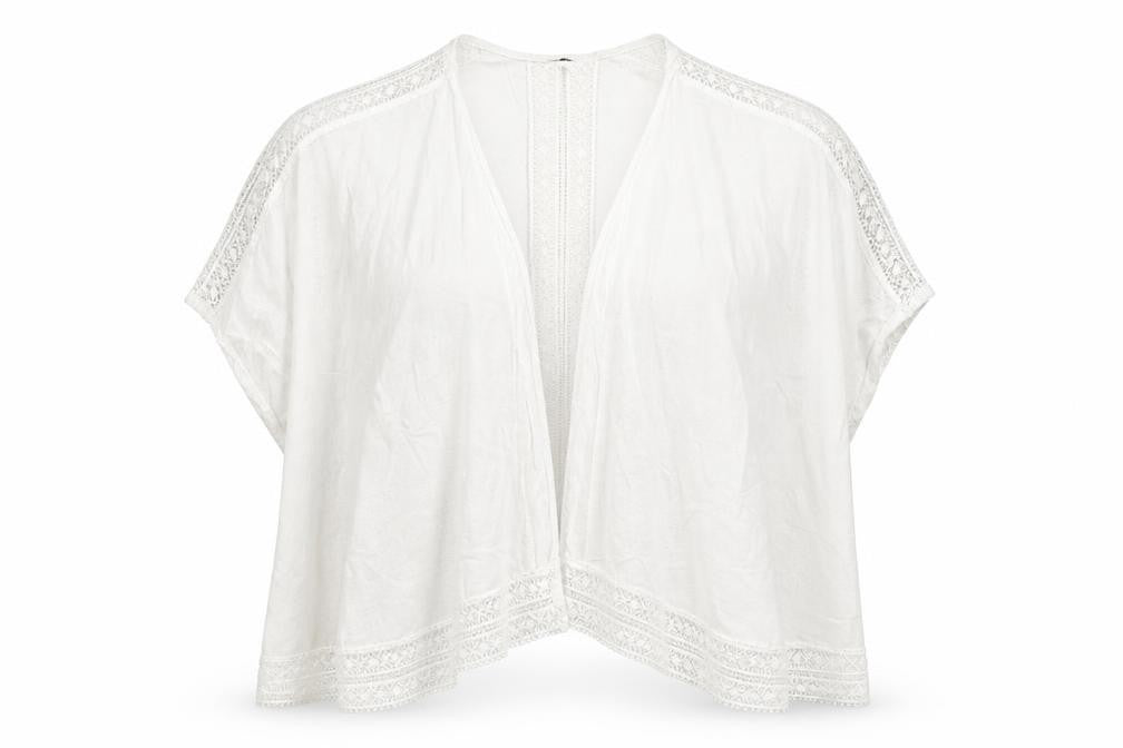 Womens UK Size 12 New Look White Cape Jumper