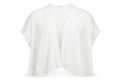 Womens UK Size 12 New Look White Cape Jumper