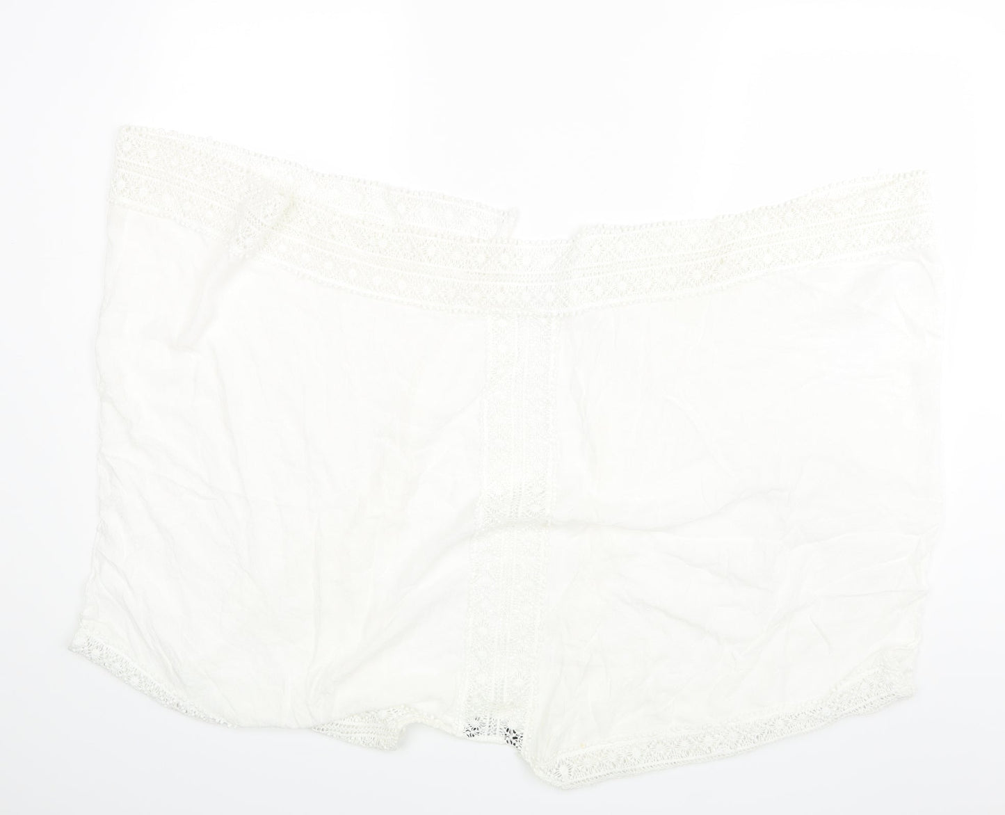 Womens UK Size 12 New Look White Cape Jumper