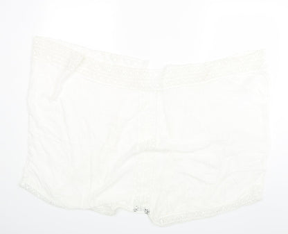 Womens UK Size 12 New Look White Cape Jumper