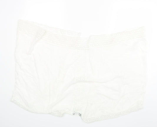 Womens UK Size 12 New Look White Cape Jumper