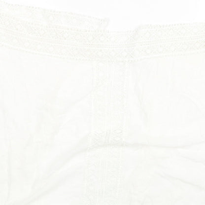 Womens UK Size 12 New Look White Cape Jumper