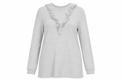 Womens UK Size S Divided Grey Pullover Jumper