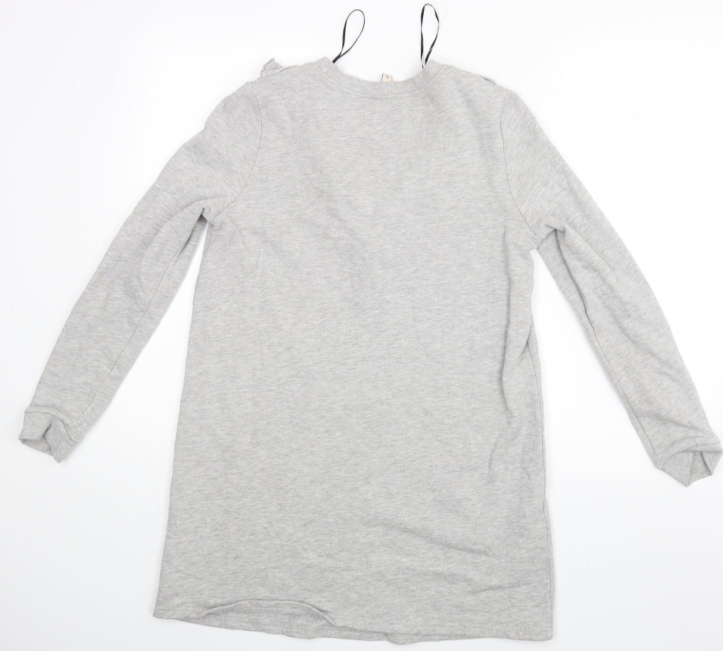 Womens UK Size S Divided Grey Pullover Jumper