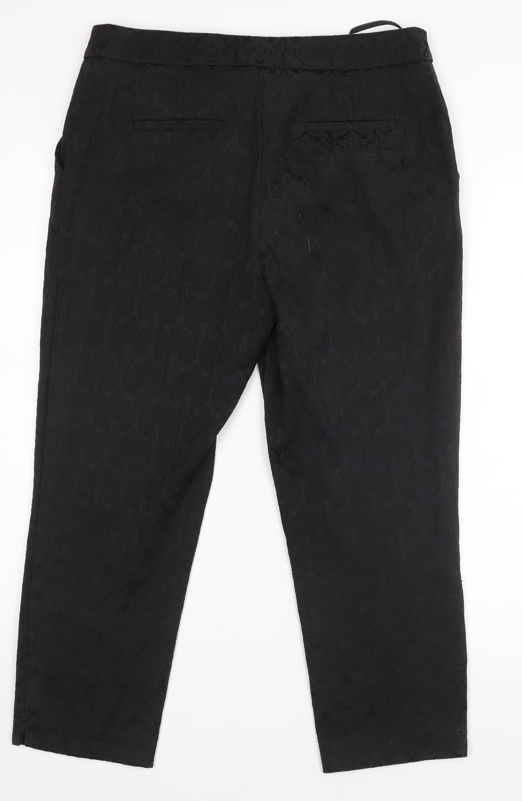 Soon Womens Black   Trousers  Size 12 L22.5 in