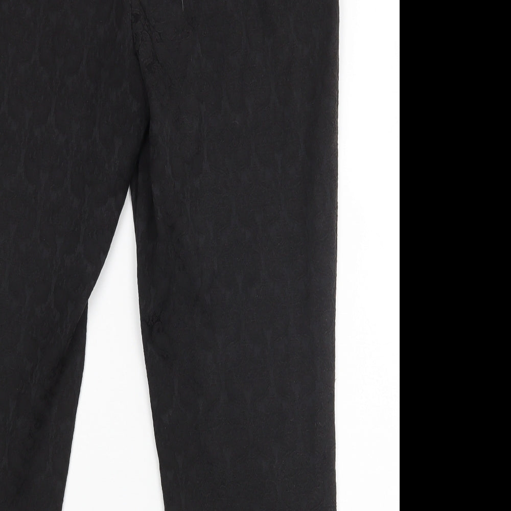 Soon Womens Black   Trousers  Size 12 L22.5 in