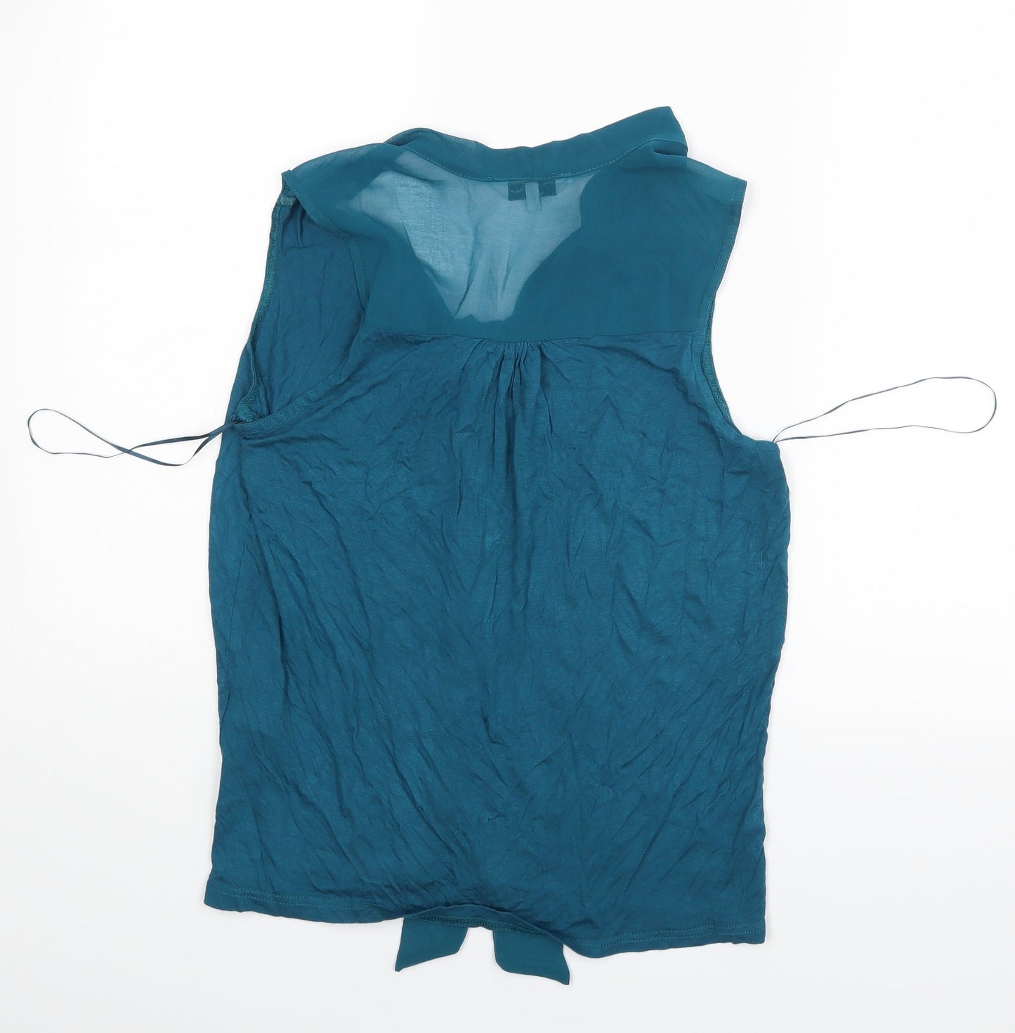 Womens UK Size 12 New Look Green Basic Blouse