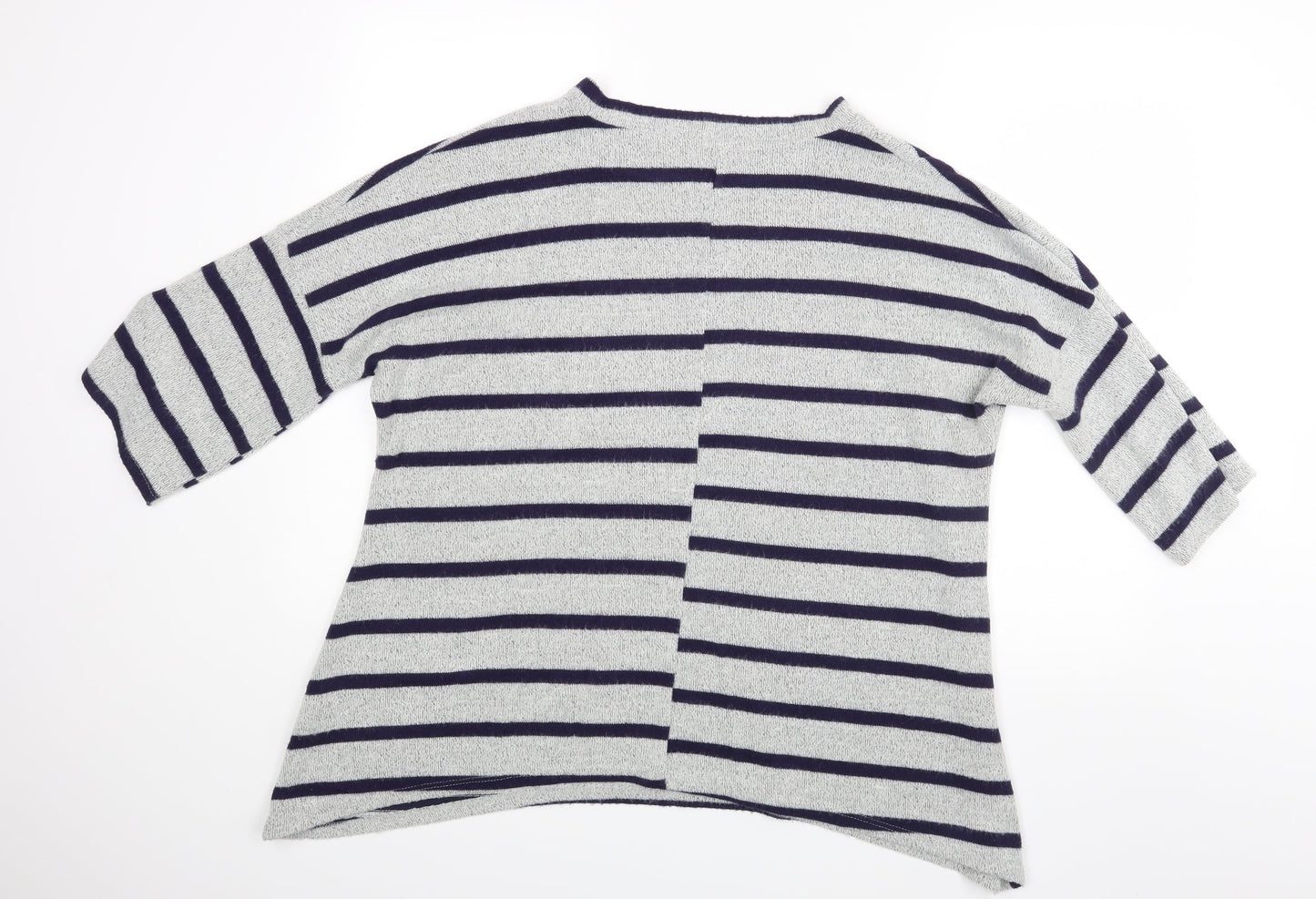 Womens UK Size M Roman Grey Basic Blouse
