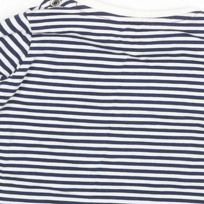 Bluezoo Baby Blue Striped  Basic T-Shirt Size 3-6 Months  - Dinasour