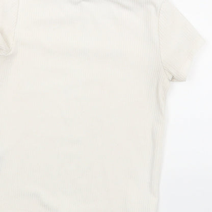 Primark Girls White   Basic T-Shirt Size 2 Years