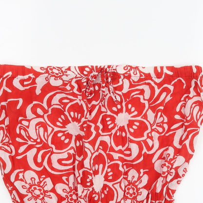 Womens UK Size  New Look Red Basic Blouse