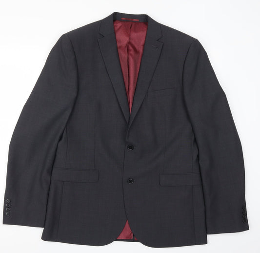 Mens UK Size 42 NEXT Regular Grey Suit Jacket