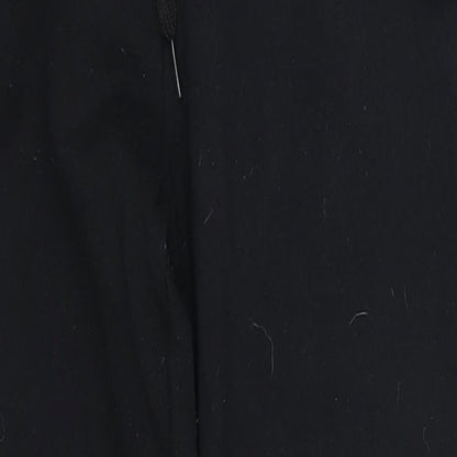 Womens UK Size 8 Preworn Regular Fit Sweatpants Black Trousers