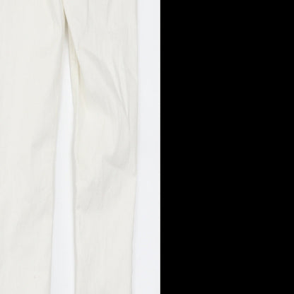 Denim Co Womens White  Denim Skinny Jeans Size 8 L28 in