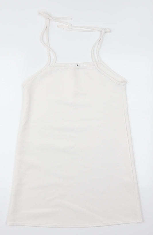 Missguided Womens White   A-Line  Size 12