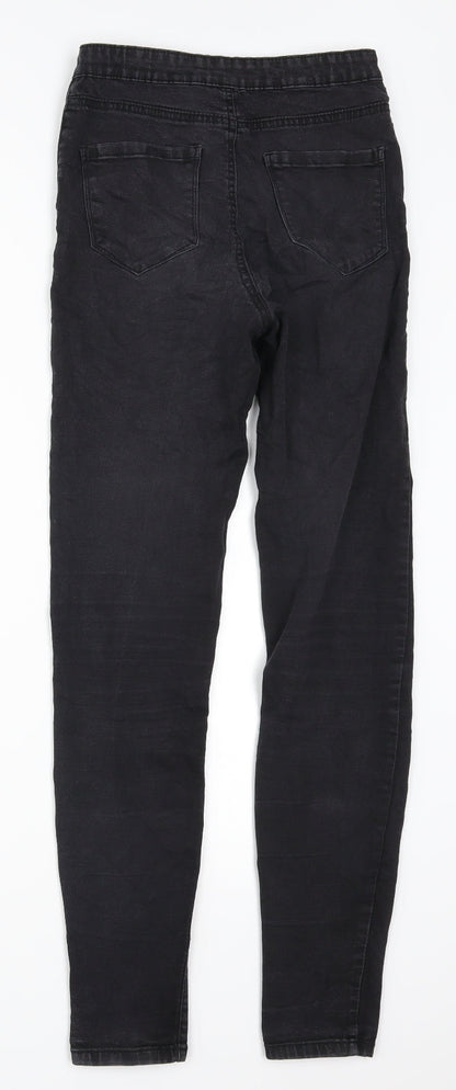 Denim Co Womens Black  Denim Skinny Jeans Size 8 L30 in