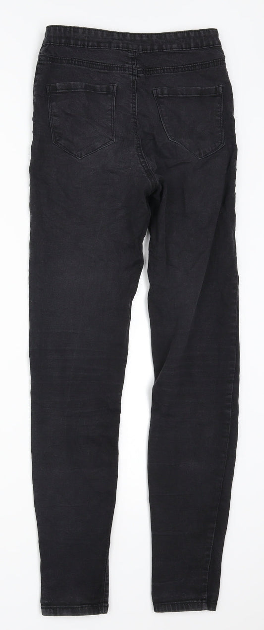 Denim Co Womens Black  Denim Skinny Jeans Size 8 L30 in