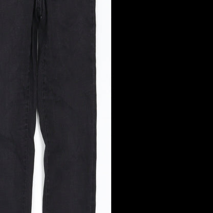 Denim Co Womens Black  Denim Skinny Jeans Size 8 L30 in