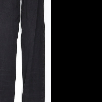 Denim Co Womens Black  Denim Skinny Jeans Size 8 L30 in