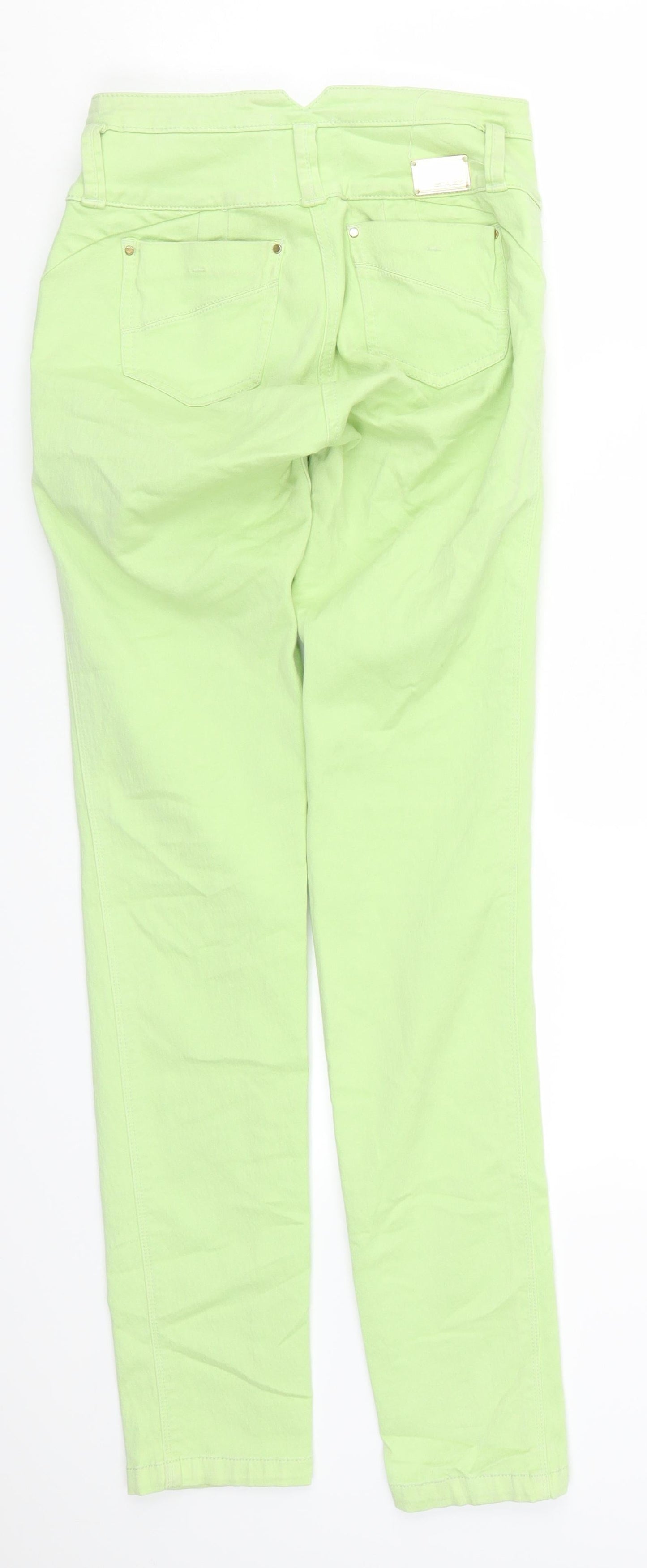 Stage Jeans Womens Green  Denim Straight Jeans Size 25 in L30 in