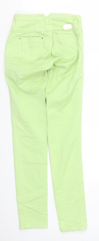 Stage Jeans Womens Green  Denim Straight Jeans Size 25 in L30 in