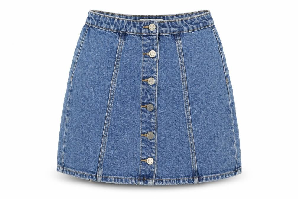 Womens UK Size 8 Denim Co A-Line Denim Skirt